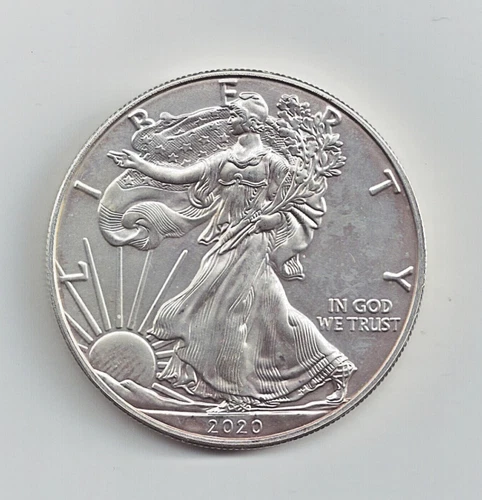 1oz American Eagle 2020 - One Dollar America USA 999 Silver. Unc.
