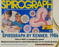 Toy Parts: SPIROGRAPH, Kenner, 1986, replacement parts