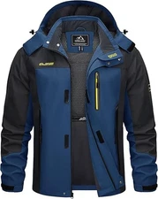 TACVASEN Military Jacket Mens Waterproof Outdoor Jacket Bomber Flight Breathable