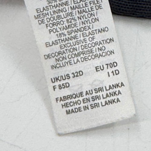 Nike Sport BH High Impact Padded Racerback Support Schwarz 32D 805553-010 - Bild 6 von 9