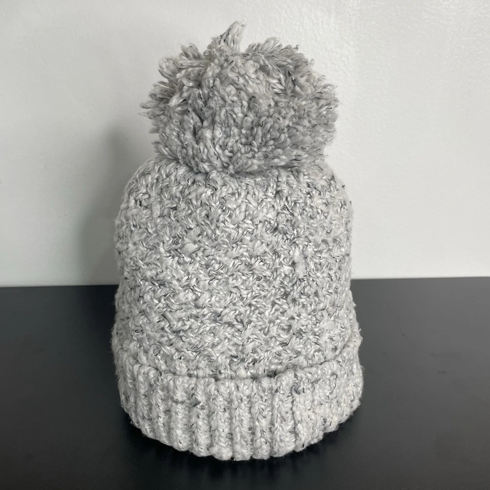 SUPERDRY Beanie Knit One Size Pom White Gray Neon Mountaineering Supplies - Изображение 3 из 4