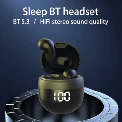Super Mini-Ohrhörer Unsichtbare Schlafkopfhörer Kabellose Ohrhörer Bluetooth 5.3