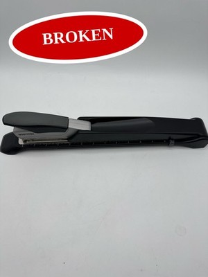 (BROKEN) Bostitch 1610 Booklet Stapler Long Reach One Finger Spring Powered