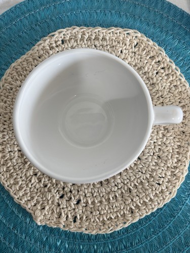Teiera per una tazza coperchio coniglietto coniglio bianco blu vintage - Foto 7 di 14