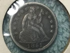 1851 Seated Liberty 90% Silver Dime VF+/XF