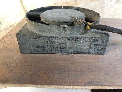 papst-motoren cooling fan kg st. gergen type 1551