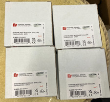 LOT OF 12 *** FEDERAL SIGNAL SLMBS-012-024GY Base,Grey. SEE PHOTOS **