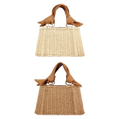 Strandtasche für Damen, lässig, handgefertigt, Reisehandtasche für den
