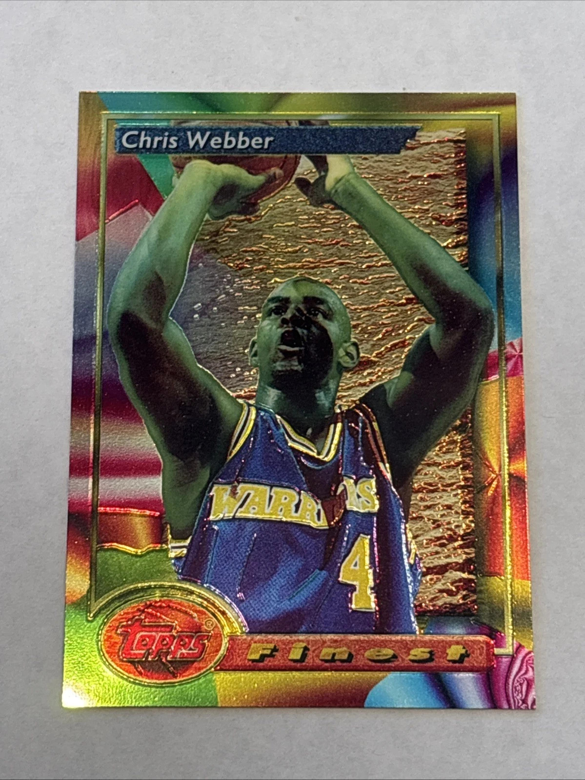 1993-94 Topps Finest Chris Webber #212 Rookie RC