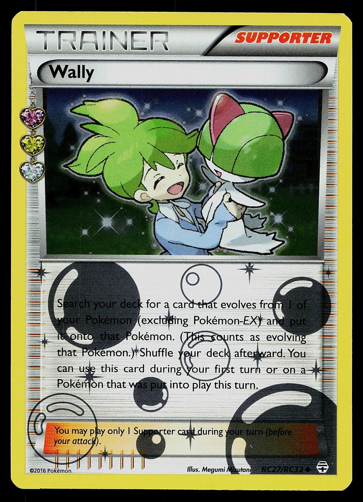 Pokemon Card - Wally Generations RC27/RC32 Holo Uncommon 2016