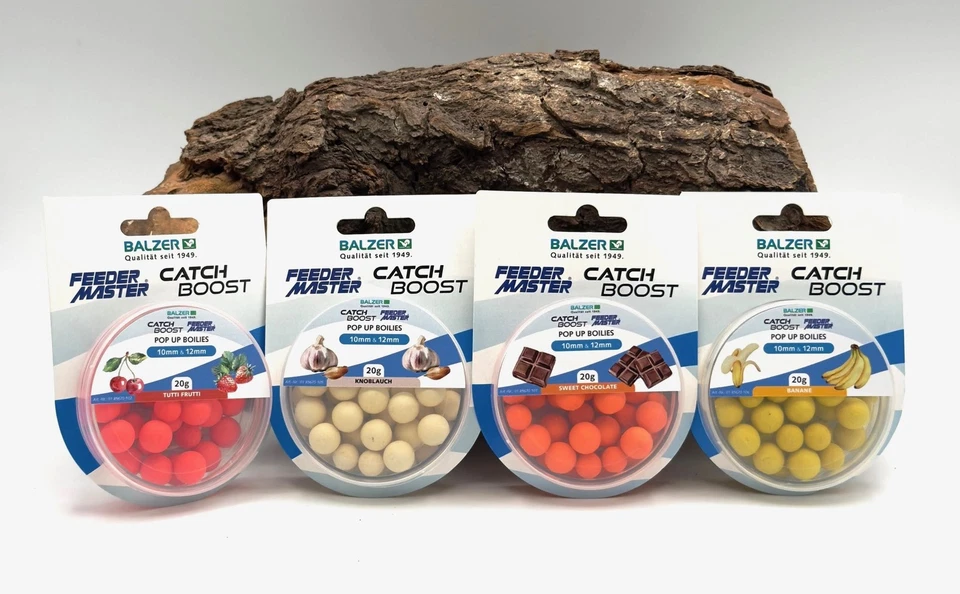 Balzer Catch Boost Method Feeder Pop Ups Boilies 10mm & 12mm Hookbait Köder DA - Bild 1 von 1
