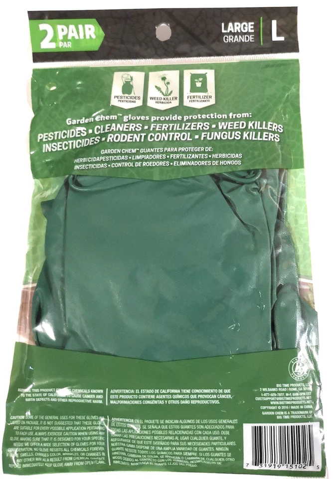 Guantes de nitrilo desechables de puño largo Foto 2 de 2