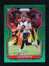 2020 Panini Prizm Rookie Green Prizm Joe Burrow #307 06or