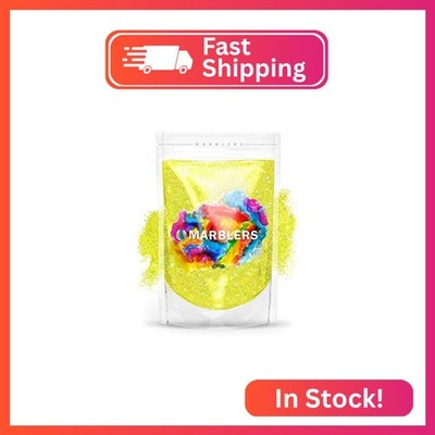MARBLERS Holographic Glitter [Rainbow Yellow] 3oz (85g) | Fine | Non-Toxic, Vega