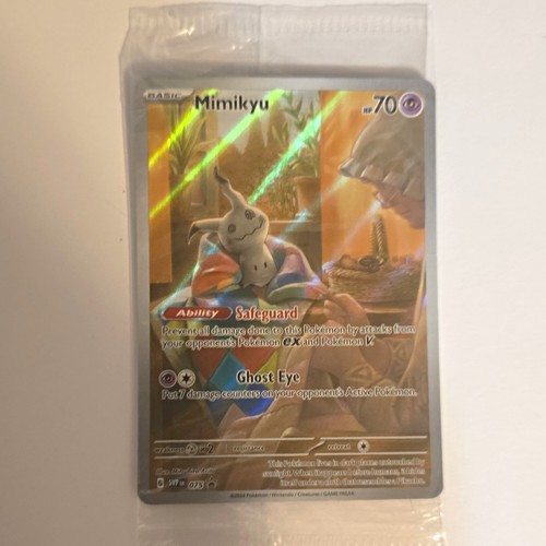 Pokemon Mimikyu 075 SV Scarlet & Violet Promo Cards Holo Promo English 70 HP