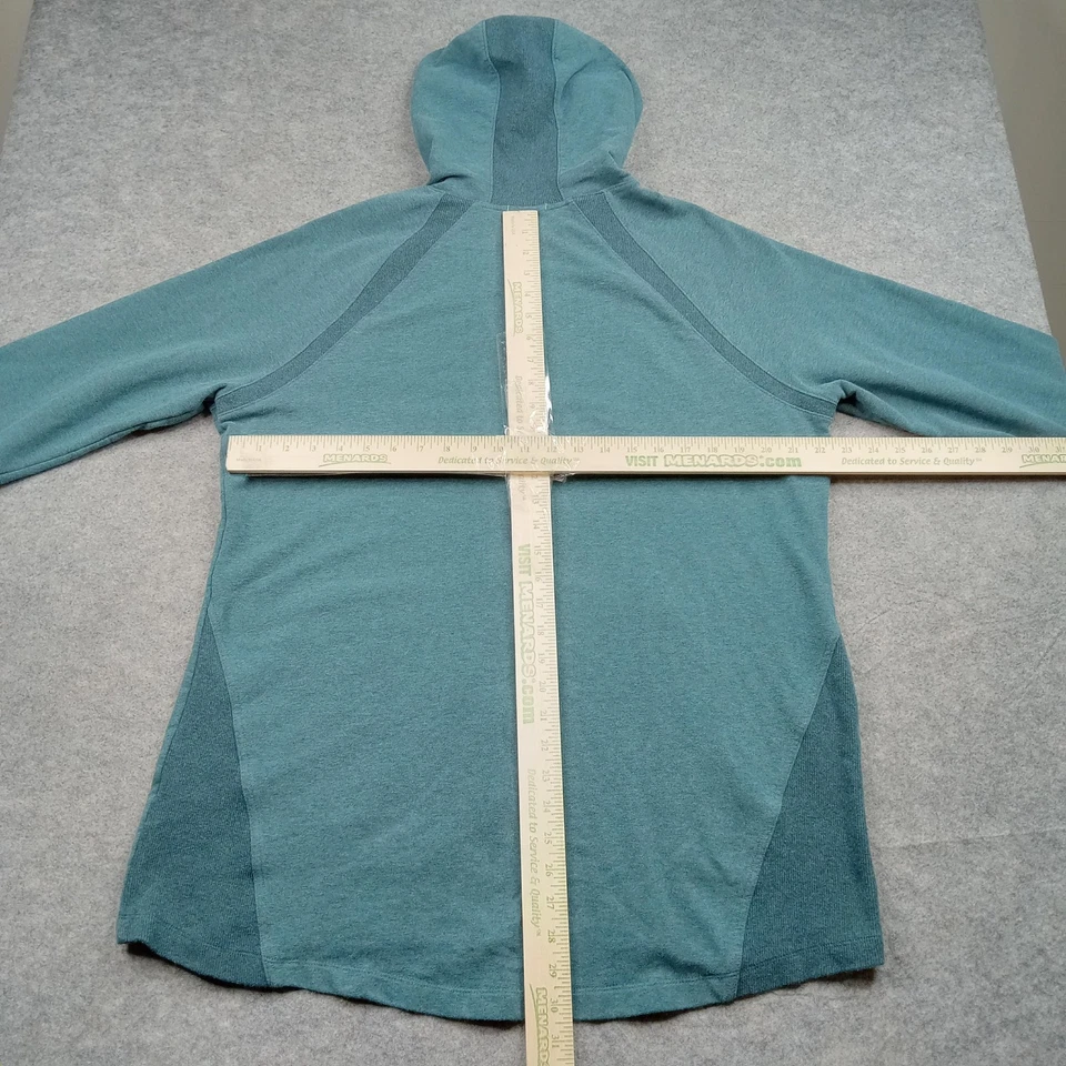 Sudadera con capucha L.L.Bean para mujer XL verde azulado cremallera completa sudadera con capucha bolsillos con cremallera Foto 3 de 4