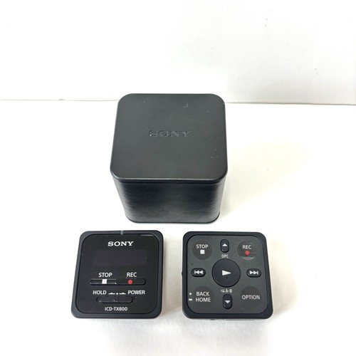 SONY ICD-TX800 Linear PCM IC Recorder Black Small Recorder 16GB - Picture 2 of 12