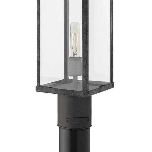 Hinkley Porter 22 3/4" High Aged Zinc Outdoor Post Light - Picture 6 of 10