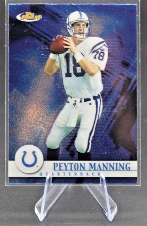 2001 Topps Finest Football Peyton Manning #62 NM/MT Indianapolis Colts