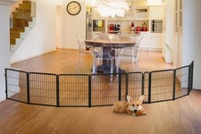 Dog Gate Extra Wide Designed for Indoor Use, Adjustable Width Up to 183-inch ...