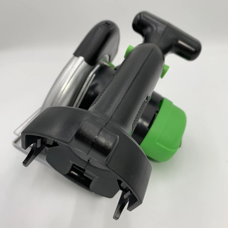 Sierra circular inalámbrica Kawasaki 21,6 V con herramienta guía láser solo sin batería probada Foto 4 de 4