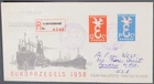 MayfairStamps Netherlands FDC 1958 Europa Dual The Hague to Lynden WA First Day