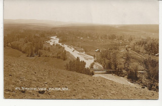 NICE 1913 MILTON OREGON OR REAL PHOTO RPPC SCENE PATTON IMAGE