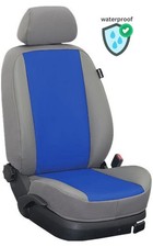 Toyota Avensis T25 Kombi Maß Sitzbezüge Komplettset: Kunstleder/blau/grau