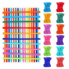 1000 PCS Weaving Loom Loops, 12 Color Potholder Looms Refill Kit, Durable Nyl...