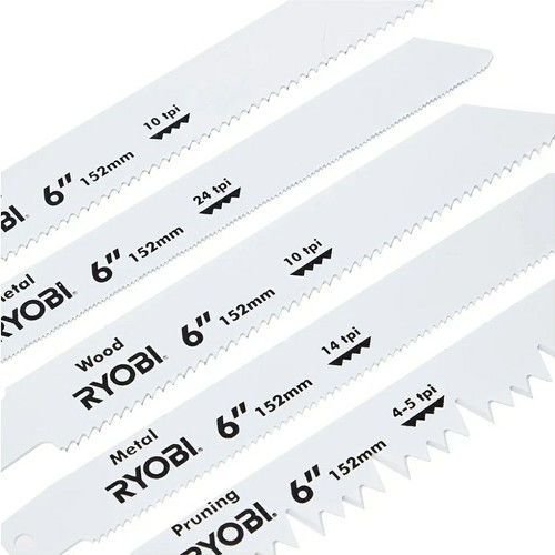 Ryobi RAK06RB Reciprocating Saw Kit (RRS1801M RRS120011L ERS80VHG) - Picture 4 of 4
