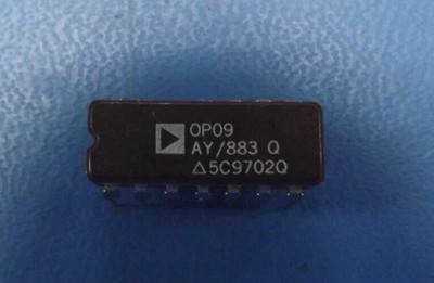 (1PC) OP09AY/883Q Op Amp; 4 Func; 1000uV Offset-Max; BIPolar; CDIP14