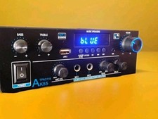 Bluetooth Amplifier AK-55 Plus Stereo Receivers Amp 2.0 Channel Mini Read 
