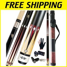 Professional Pool Cue Stick Set with Hard Case