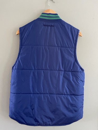 Vintage Mitchell & Ness Hartford Whalers gefütterte Weste Größe Medium - Bild 6 von 13