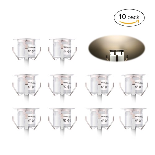10PCS LED Deck Light 0.6W 500LM SMD2835 Small Recessed In-ground HXVP - Picture 8 of 18
