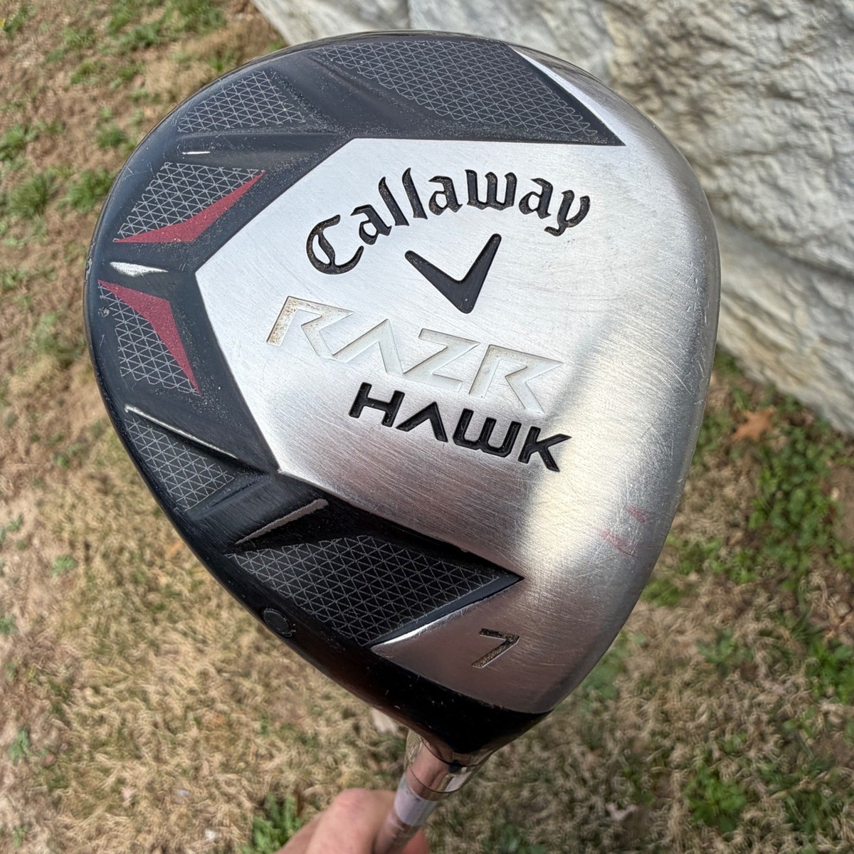 キャロウェイRAZR HAWK 7番フェアウェイウッド TourAD Sシャフト Callaway RAZR Hawk 7 Wood Fairway Club 21 Degree A-Flex Graphite