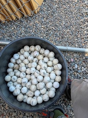 300 PRACTICE RANGE HITWAY GOLF BALLS D GRADE FREE SHIPPING