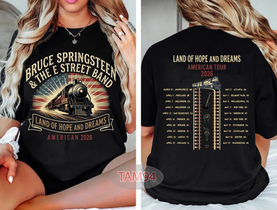 Bruce Springsteen Land of Hope Dreams American Tour 2026 T-Shirt