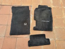 1997-2001 Honda Prelude Floor Mats - Oem - Checkered - Blackgrey - Floormats