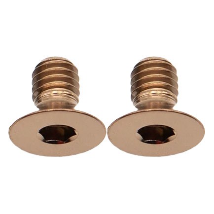 Лучшие болты Комплект титановых плоских крепежных болтов 10 мм Медь 2 штуки 4390₽