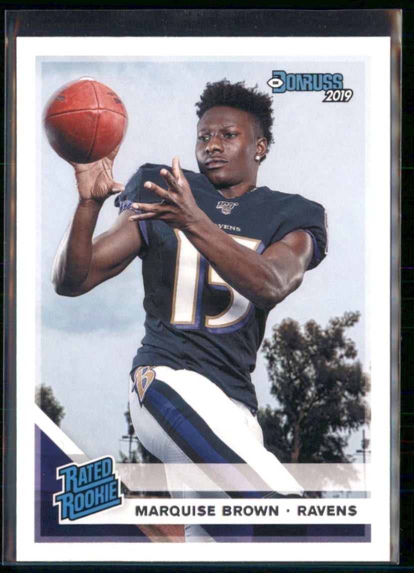 2019 Donruss - Rated Rookie Marquise Brown #312 RC