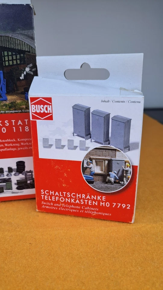 HO scale BUSCH MODEL KITS (1184..7793..7792) new in box - Image 4 of 4