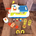Vintage Fisher Price Play Family 1972 Happy Houseboat Complete #985 No Box Read