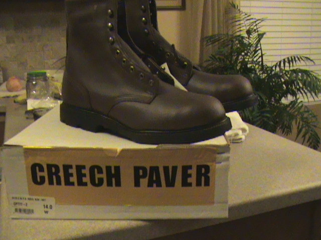 CREECH ASPHALT PAVER BOOT 777-2 PAVER 8 CREECH ASPHALT PAVER BOOT 777-2 PAVER 8