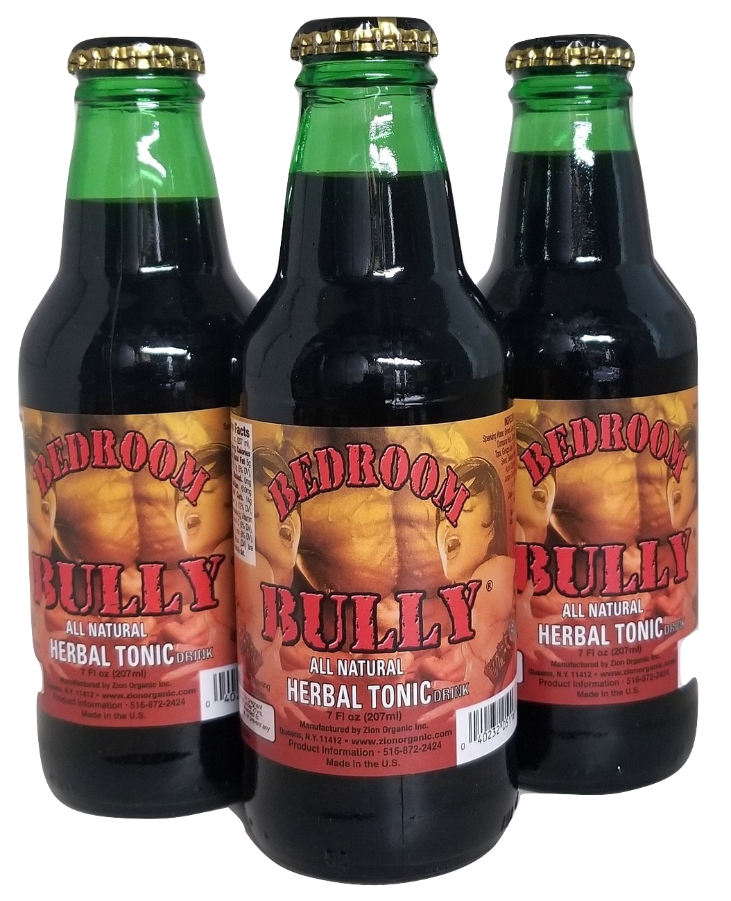 Bedroom Bully all Natural herbal tonic drink 7 fl oz each ( 3 PACK