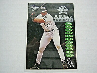 Frank Thomas 1998 Skybox Access Doubleheader Insert Card #17