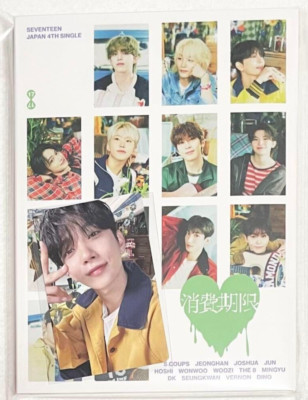 SEVENTEEN JOSHUA JAPAN SINGLE SHOHIKIGEN CARAT ver CD & PHOTOCARD