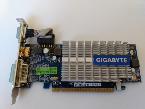 Gigabyte AMD Radeon HD 6450 (GV-R645SL-1GI) 1GB DDR3 SDRAM PCI Express x16...