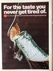 Vintage 1967 Coca Cola original color ad LI010