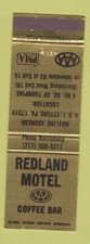 Matchbook Cover - Redland Motel Etters PA